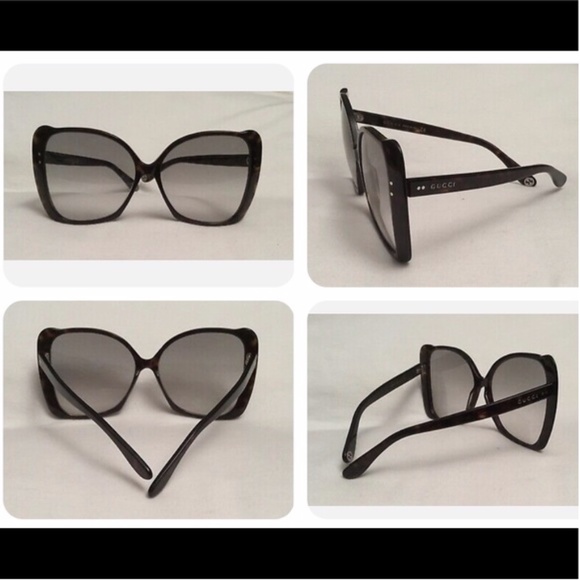 Gucci  Gg0472 Oversized Square Acetate Sunglasses